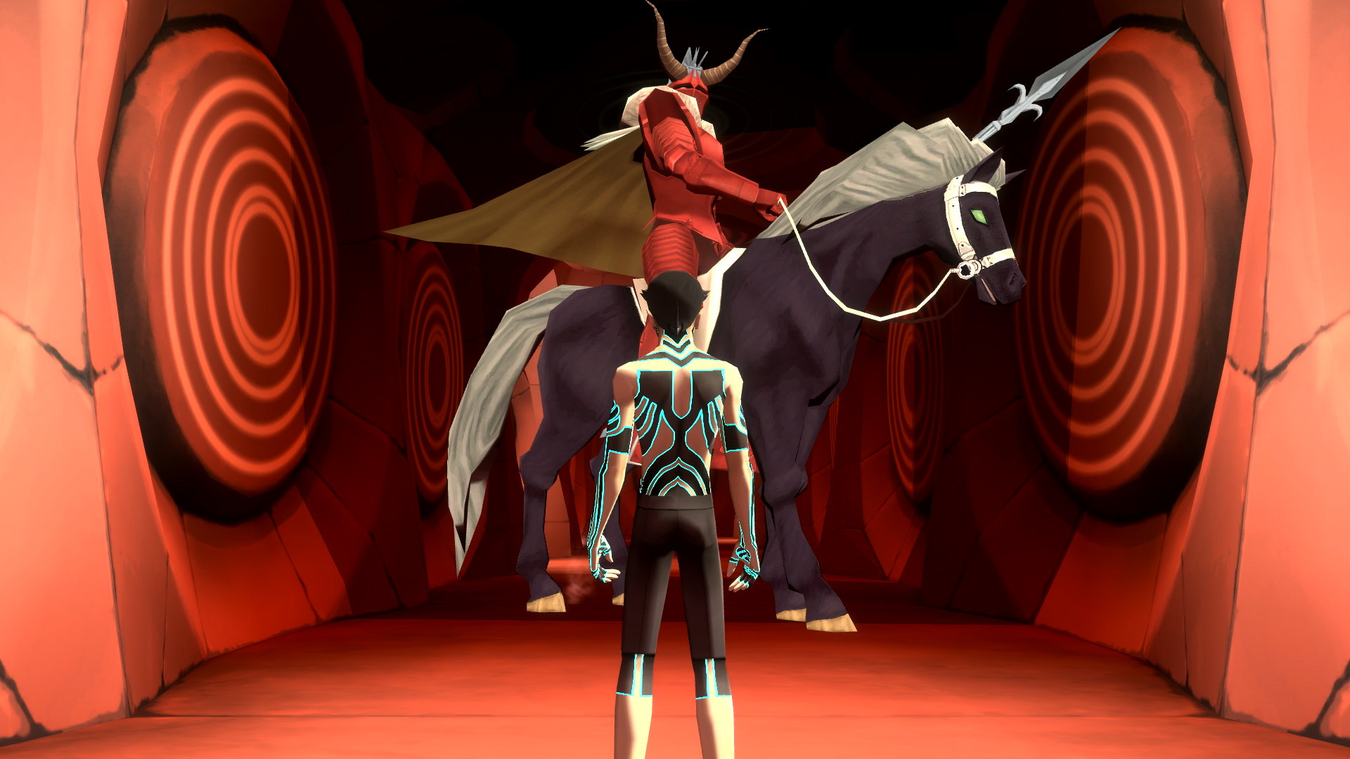 PS4 版的本作品。提升圖畫品質後,可透過事件場面或劇情內容來更加投入其中 image