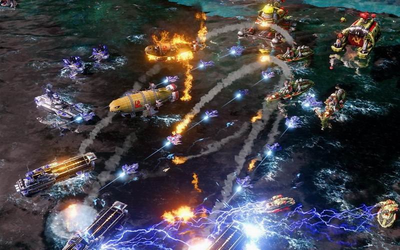 本作較以往更著重在海戰層面,整體戰場水域範圍也更加廣大