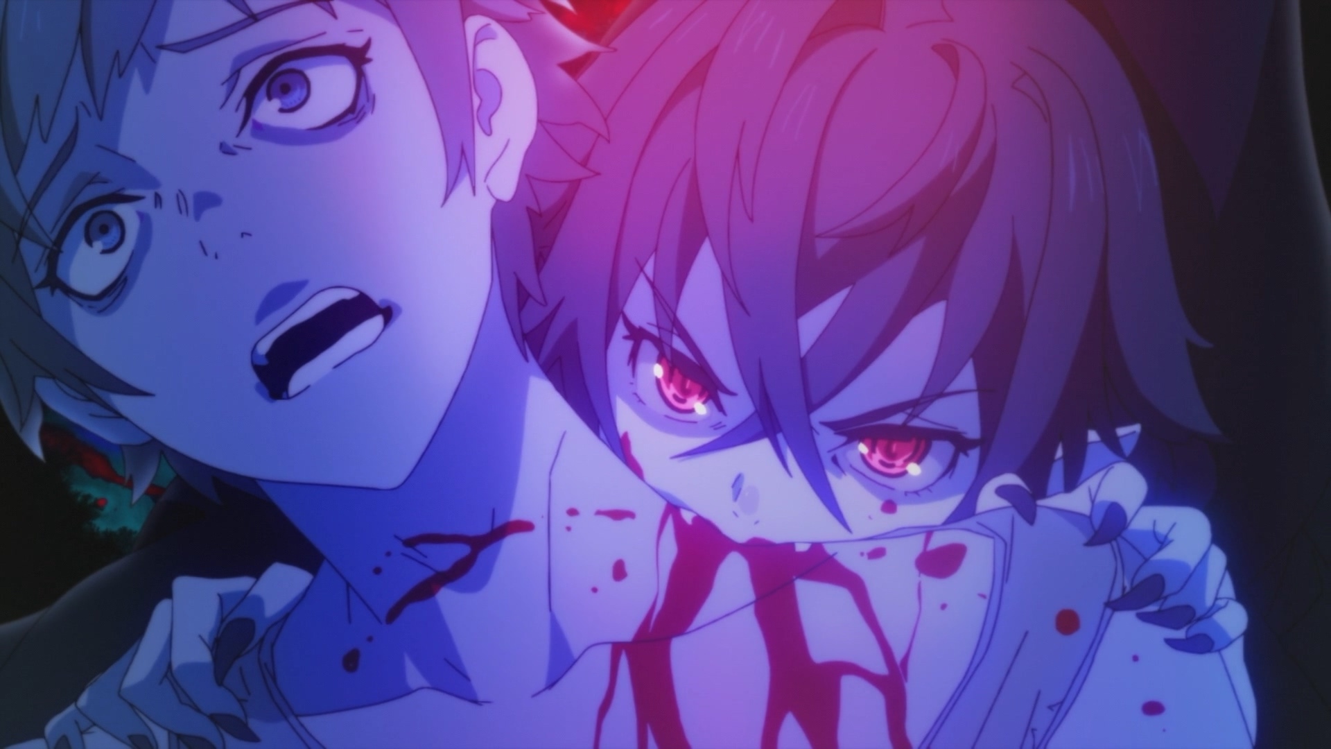 列夫幻想著自己會變成伊琳娜的晚餐…但吸血鬼其實吃的是跟一般人相同的食物。 image