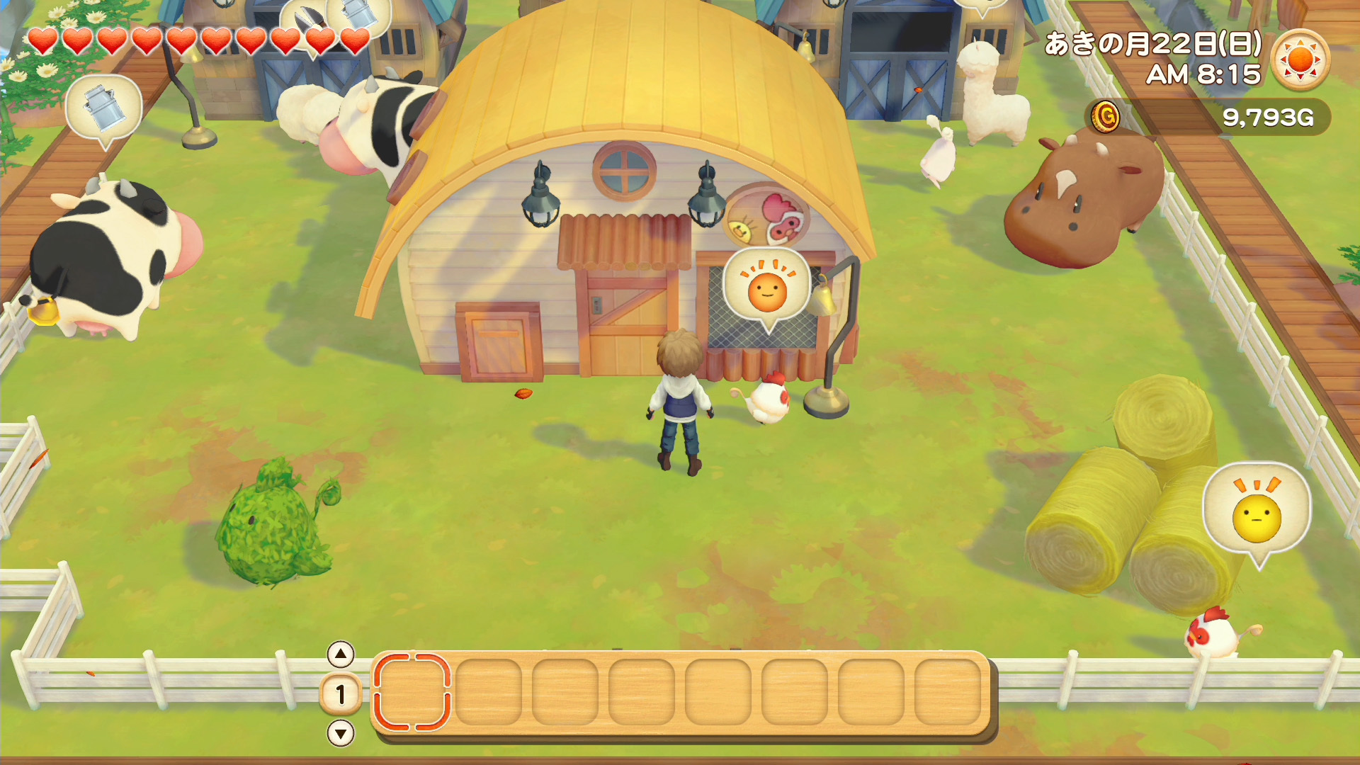 把在森林裡發現的廢棄小屋修繕好並改建為動物小屋後,就能飼育各式各樣的動物 image