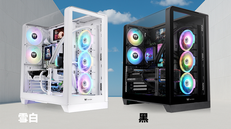 曜越推出新款光透 View 390 TG 中直立式机壳