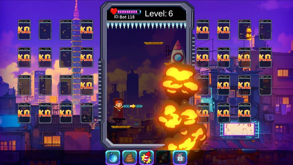 《FallingBattle》限時試玩版開放 32 人極限亂鬥 在不斷下墜的平台中活下來！ - 巴哈姆特