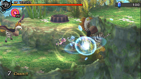 「劍技:燕返」瞬間砍殺四周敵人的招式。能將接近的敵人捲進來,給予多段命中的連續攻擊。