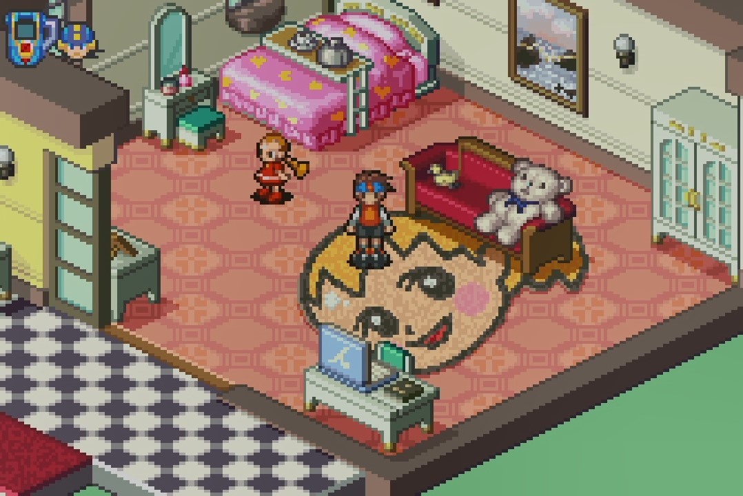 也可以比較系列每部作品對於城市的描寫,特別是熱斗的房間每一代都大不相同,看起來頗為有趣 image