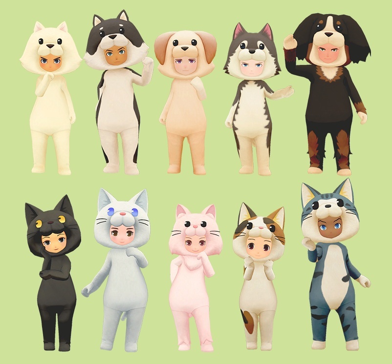 2 種可愛的布偶裝套組!10 名候選戀愛對象皆可一同換裝! image