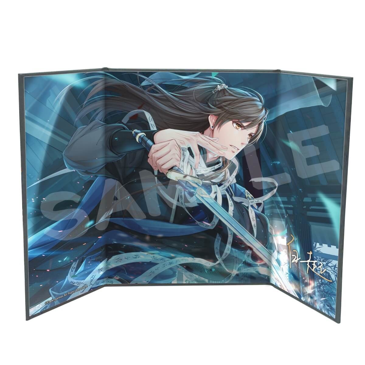 《戀與製作人 官方設定集》(首刷限定特裝版)收錄「獨家特典:墜月之宴 桌上迷你屏風」(共四款) image