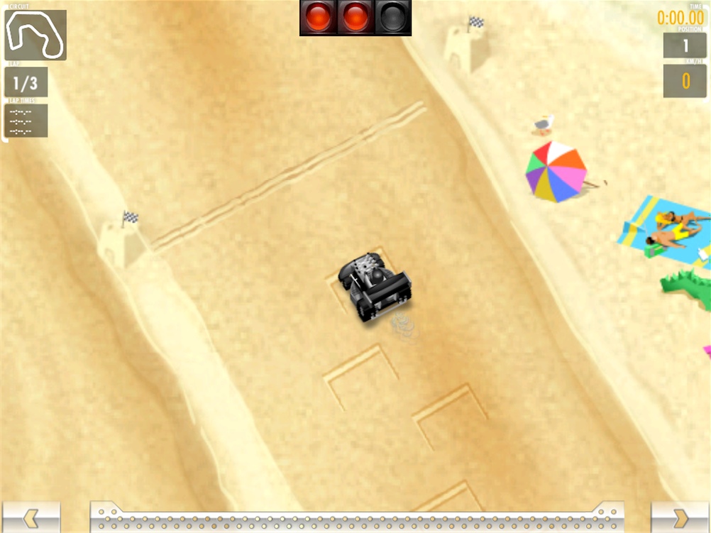 玩家可在練習模式中熟悉賽道