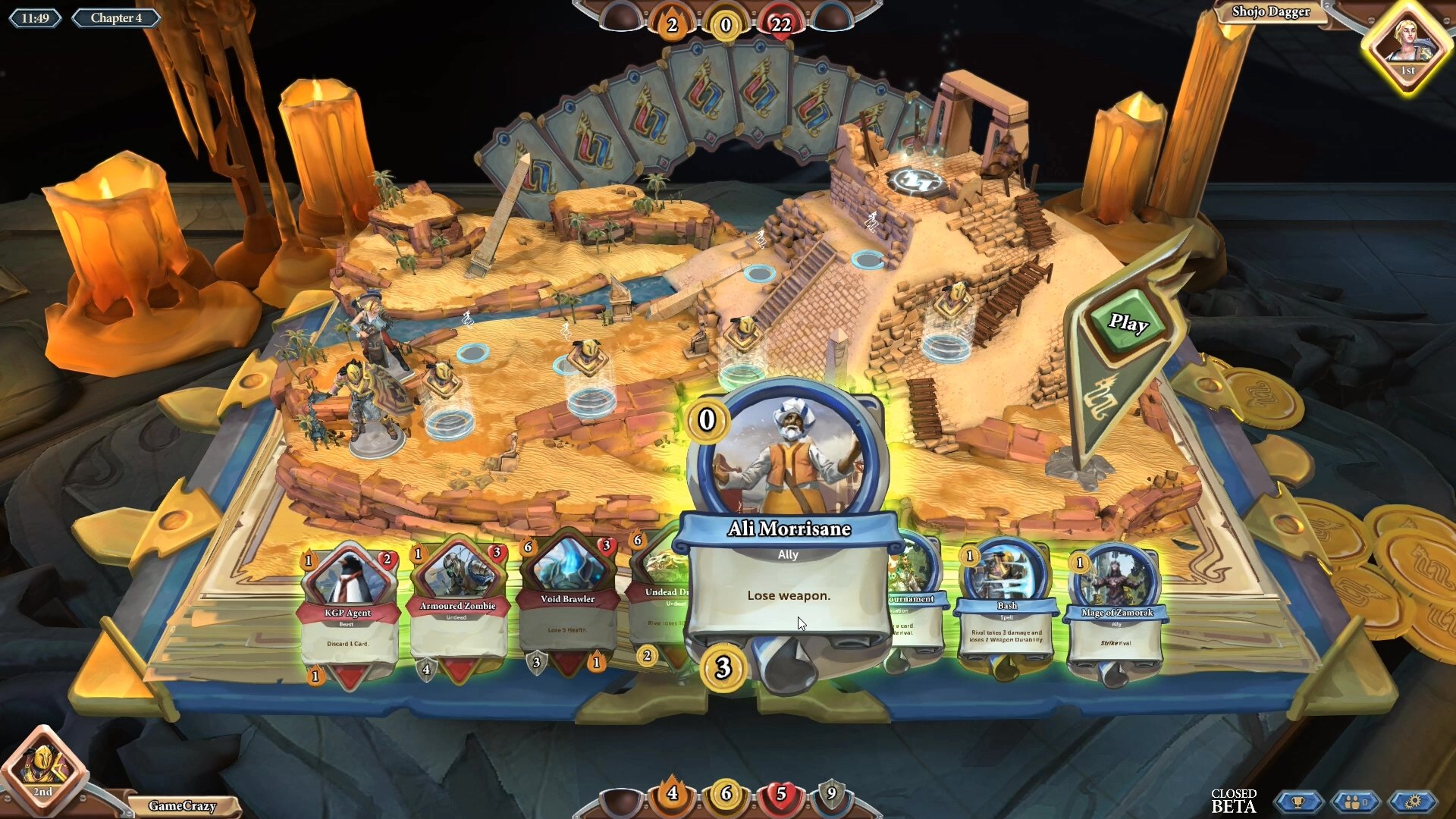 試玩】《編年史：盧恩傳奇》搶先體驗感受2D 卡牌搭配3D 場景演出對戰畫面《Chronicle：Runescape Legends》 - 巴哈姆特