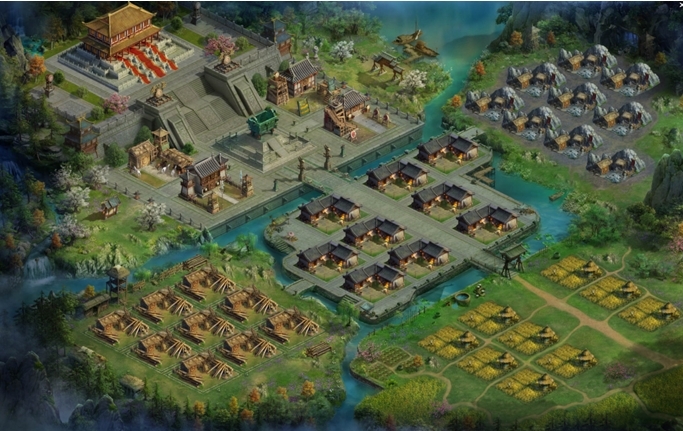 三國策略遊戲《三國演義傳》背景、主城系統介紹