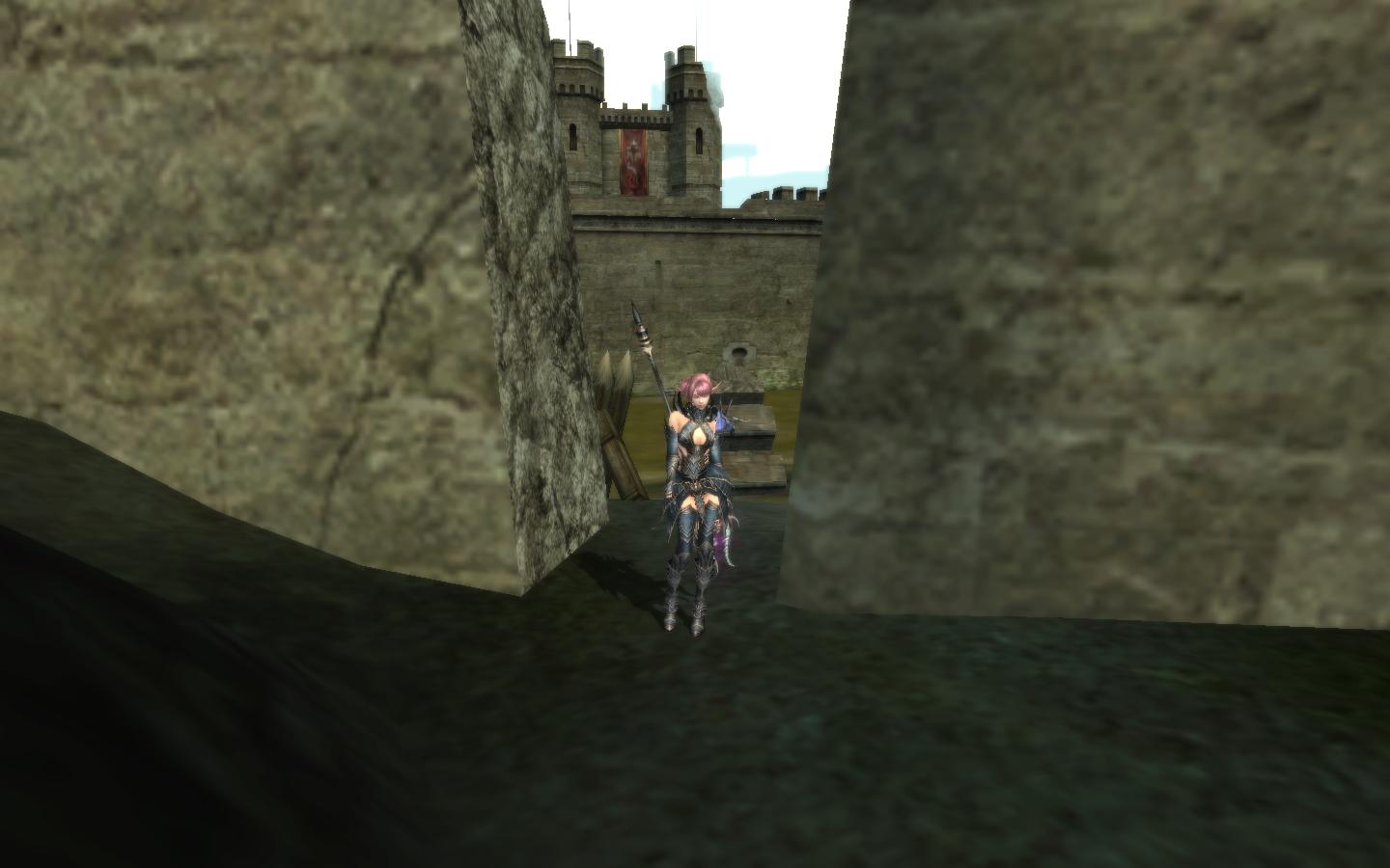 窄小外城牆缺口