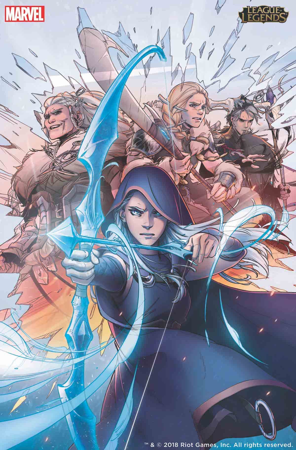《英雄聯盟》與 Marvel 合作推出漫畫《艾希 戰爭之女》 12 月中開始連載《League of Legends》 - 巴哈姆特