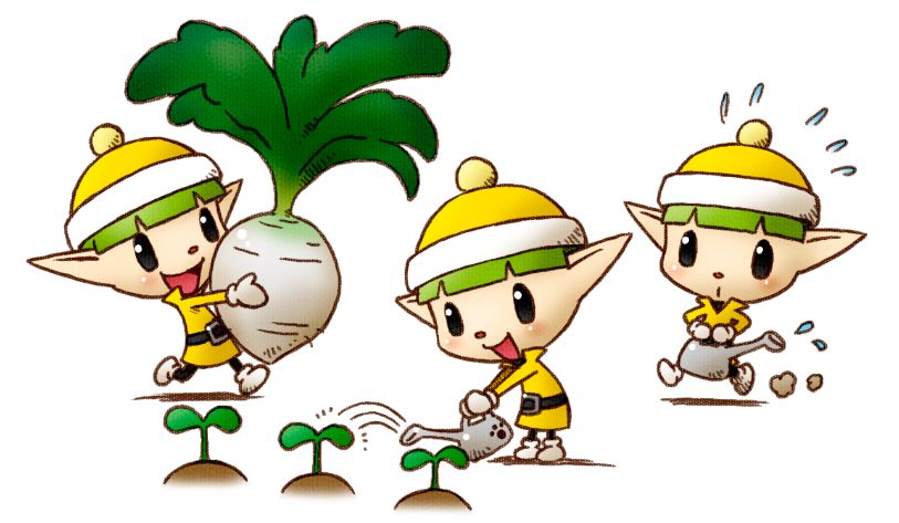 努力耕種的小精靈們
