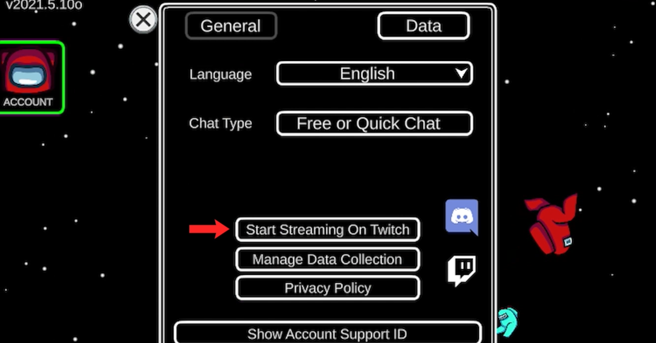 Among Us Released An Updated Pc And Mobile Version Can Directly Use Twitch Live Broadcast Link To Discord Account Among Us Archyde