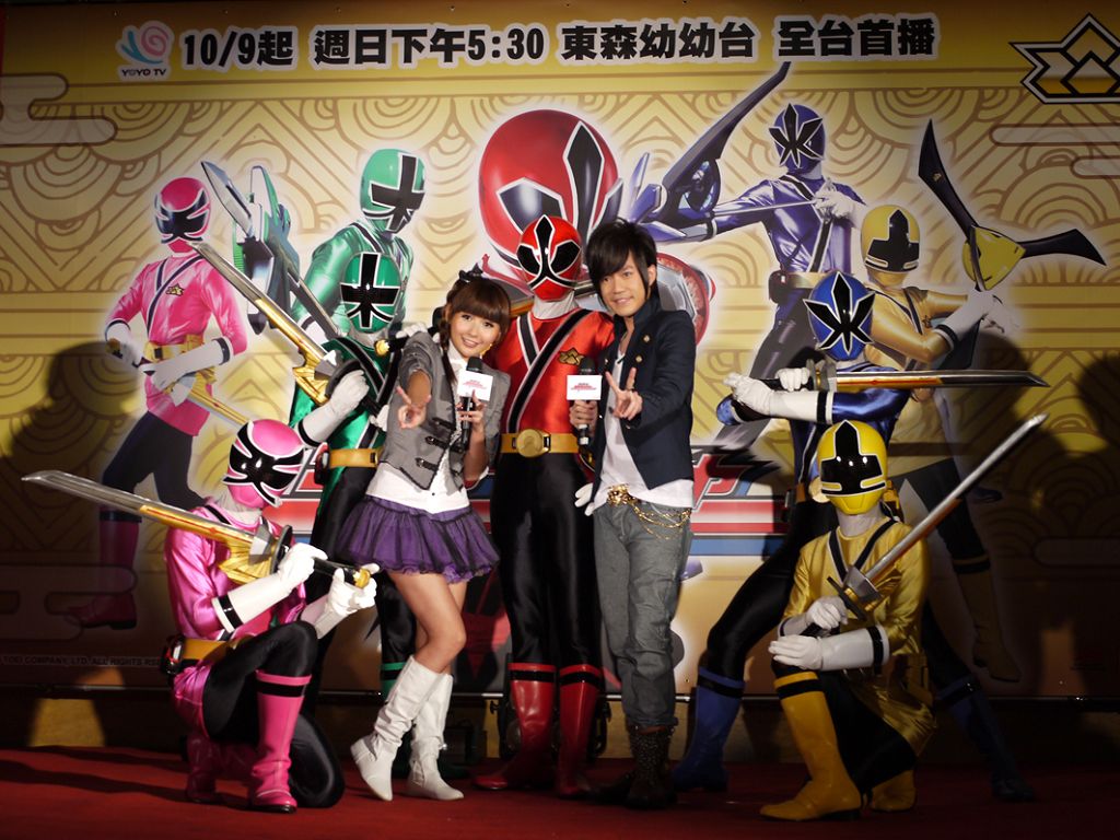 侍戰隊 Yoyo Tv 獨家首播記者會蝴蝶姐姐與西瓜哥哥熱情站台 Shinkenger 巴哈姆特