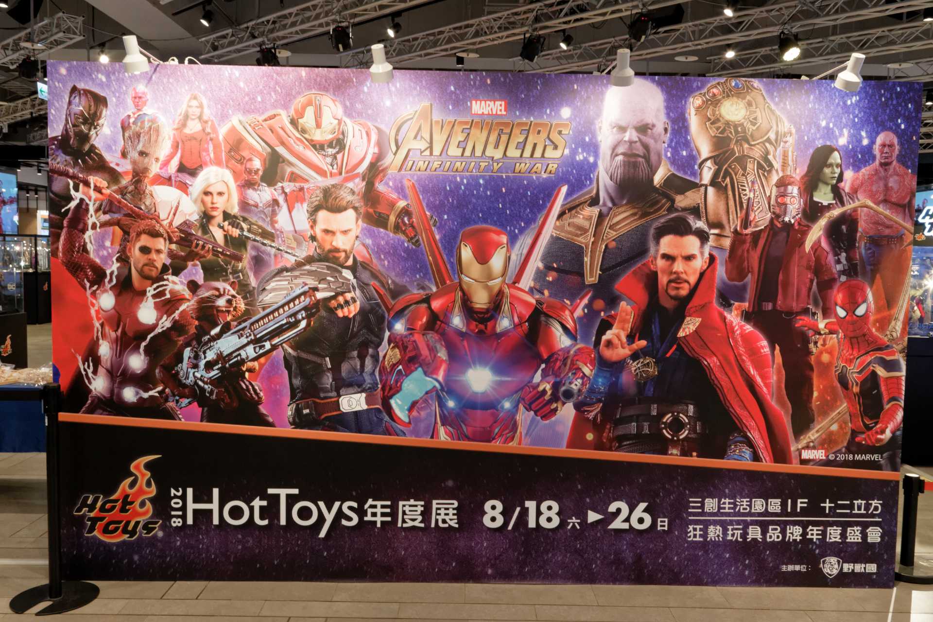 Hot Toys 年度展」漫威影業10 周年特企經典星戰特區全新授權人偶全台