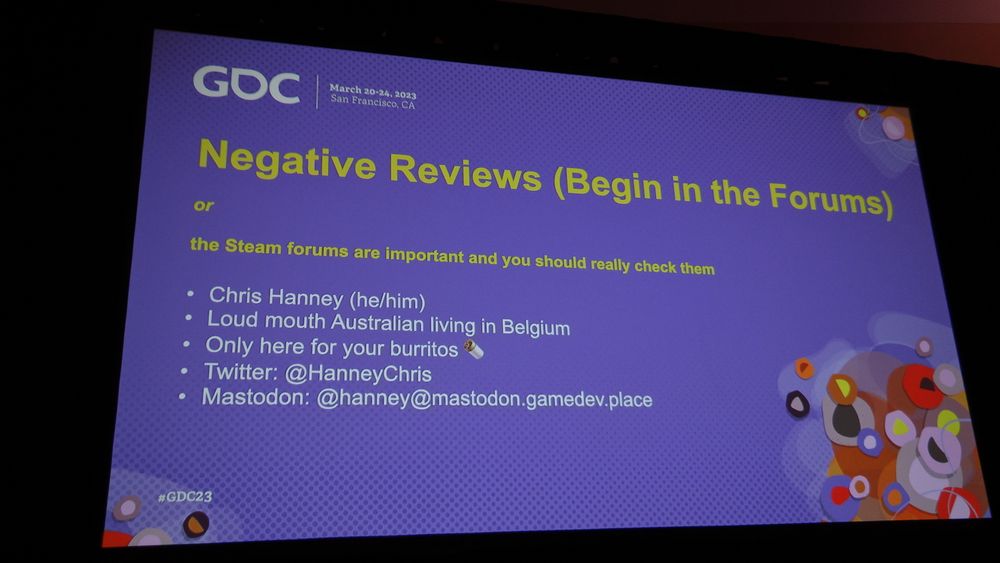 【GDC 23】如何在 Steam 平台預防負評出現？ 開發者分享討論區文章與負評關聯的觀察報告 - 巴哈姆特