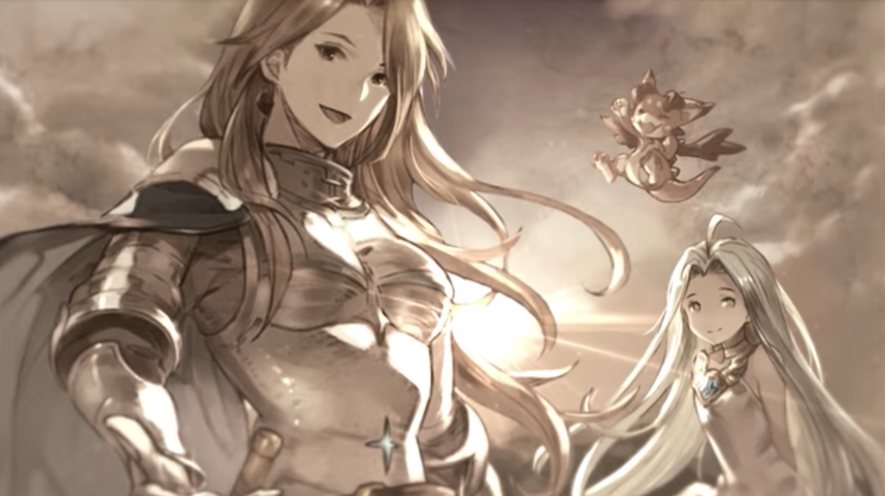 Grandblue fantasy relink. Granblue relink персонажи. Фантазия Гранблю Зигфрид. Фантазия Гранблю 1 сезон. Granblue Fantasy JRPG.