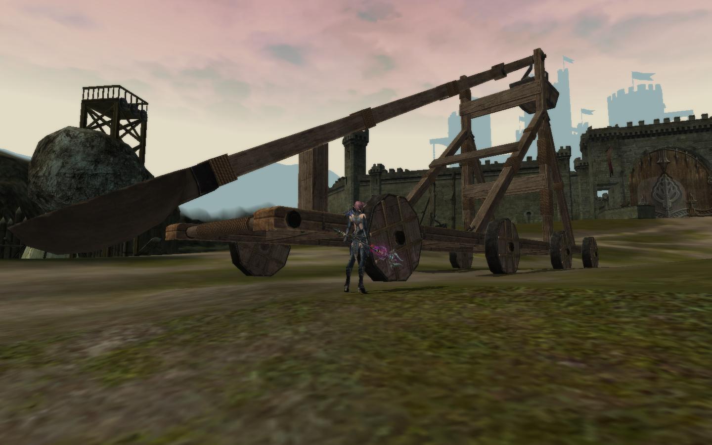 攻城器具投石車,可以用力攻城外城門