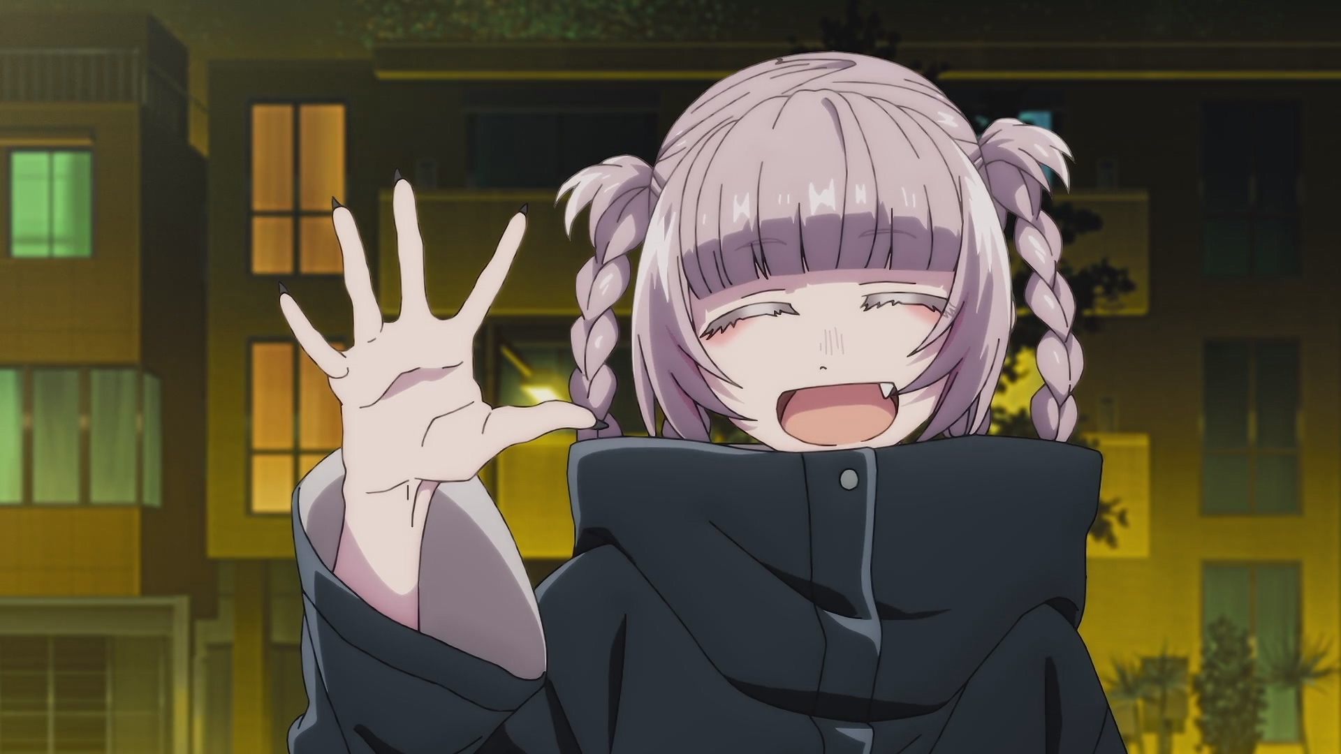 七草薺說,人之所以想熬夜,是因為對於「今天」還沒有滿足,然後帶著夜守更去看了一群喝到醉倒在路邊的上班族… image