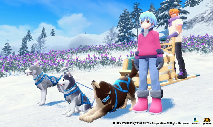 與可愛的哈士奇展開雪地冒險 哈士奇快遞 11 日公測 Husky Express 巴哈姆特