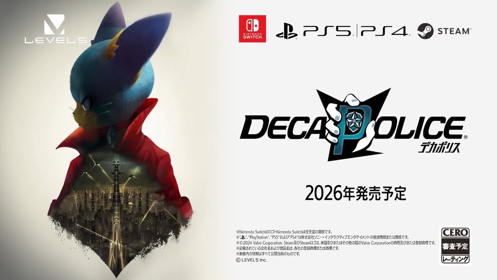 犯罪懸疑 RPG《Decapolis》延期至 2026 年 公開 MARiA 演唱的主題曲《Deca Police》 - 巴哈姆特
