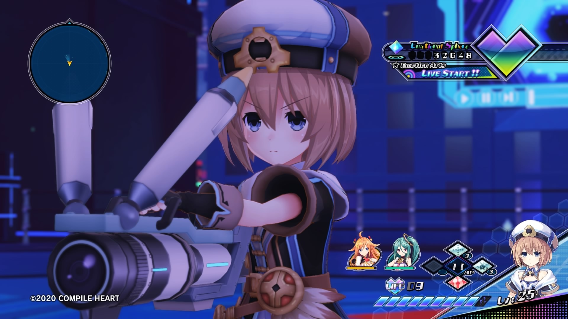 布蘭(ブラン)的「充能風暴(チャージブラスト)」,是可以透過充能來增加威力的特殊武器。充能到全滿時的威力無與倫比,但缺點是到發射為止需要一段時間。能夠在必須要在短暫破綻中打出大量傷害的頭目戰發揮實力 image