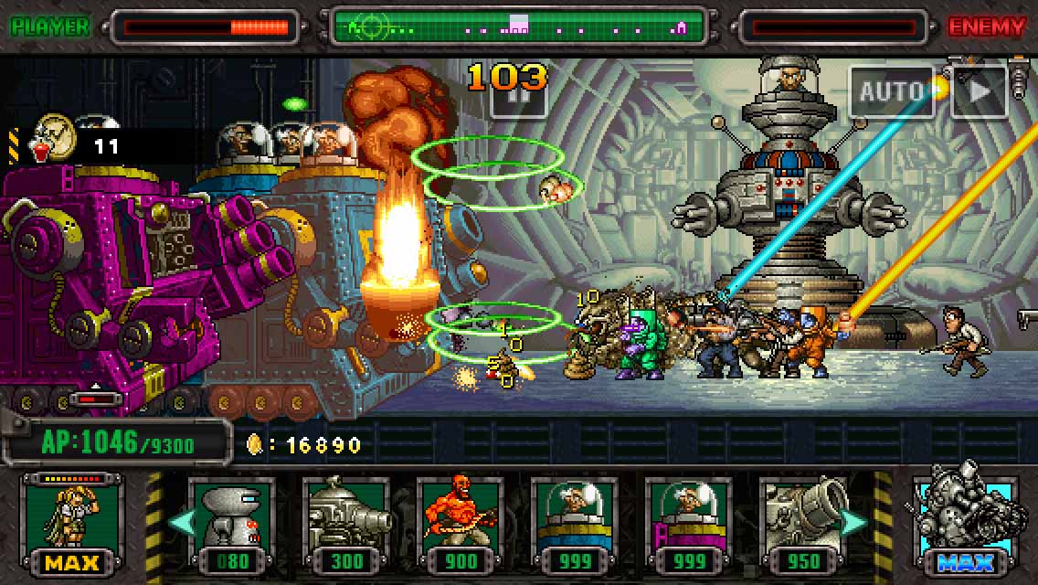 越南大戰defense 生存模式中追加新挑戰 阿瑪迪斯軍團襲來 Metal Slug Defense 巴哈姆特