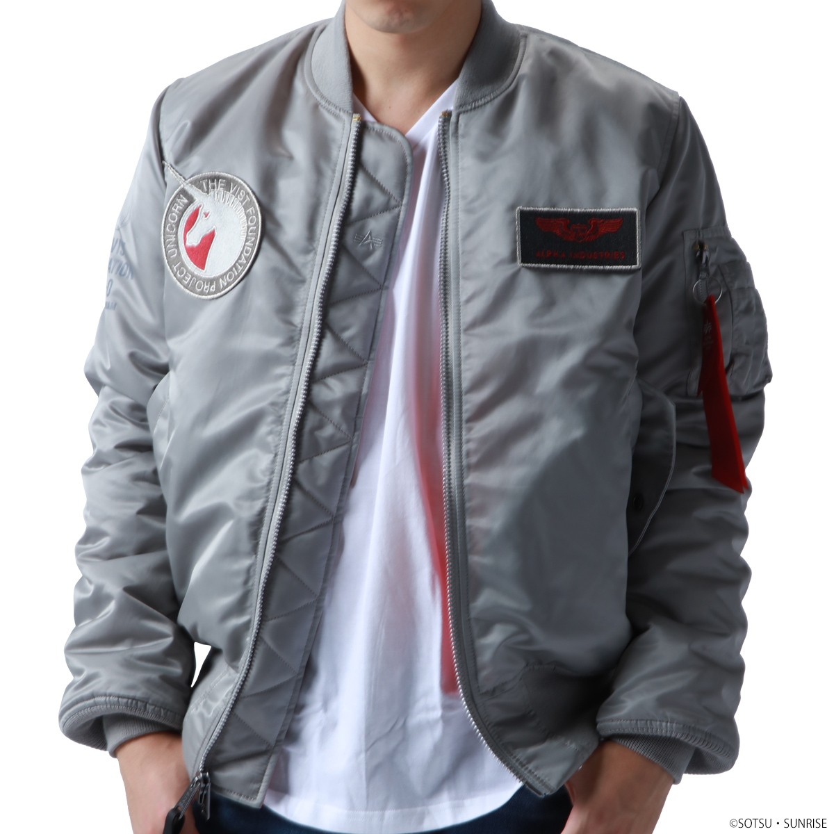 機動戰士鋼彈uc 與軍裝品牌alpha Industries 合作推出ma 1 飛行外套 Mobile Suit Gundam Unicorn 巴哈姆特