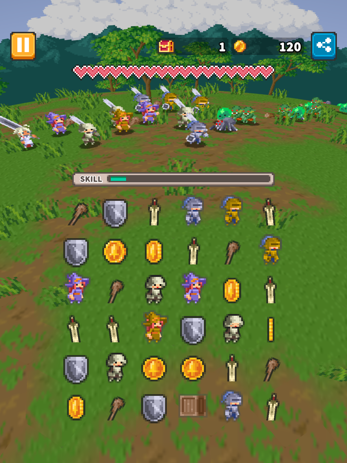 益智動作 RPG《Merge Match March》將於 9/26 推出 合併相同武器擊退怪物 - 巴哈姆特
