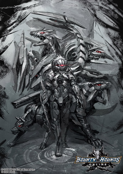 武裝傭兵與戰術<br>機械形象圖