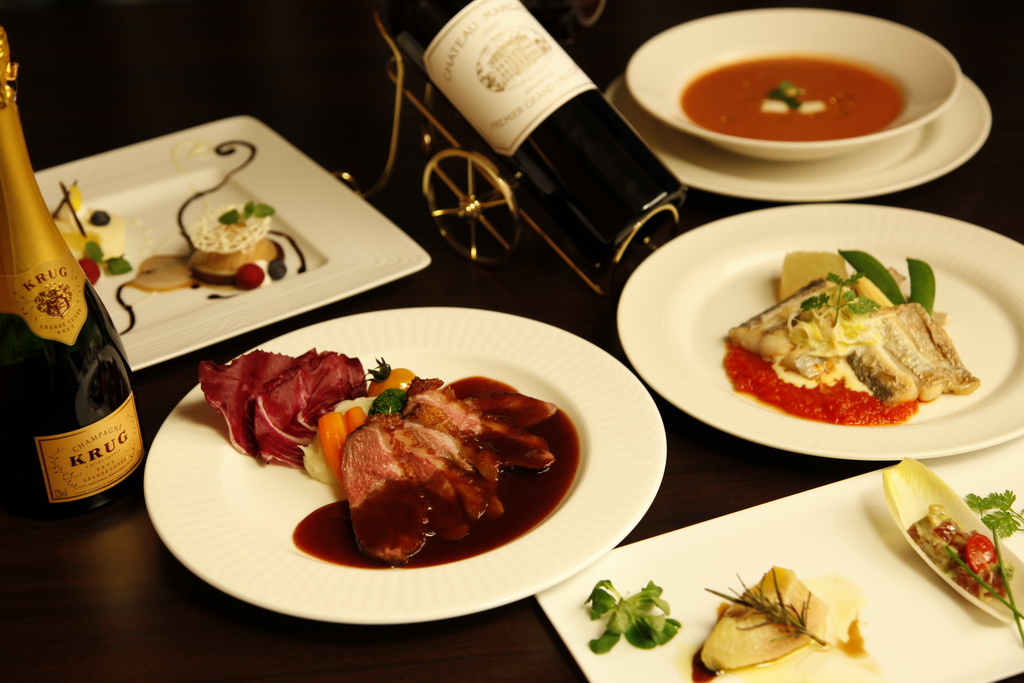 店內提供的晚餐時段套餐