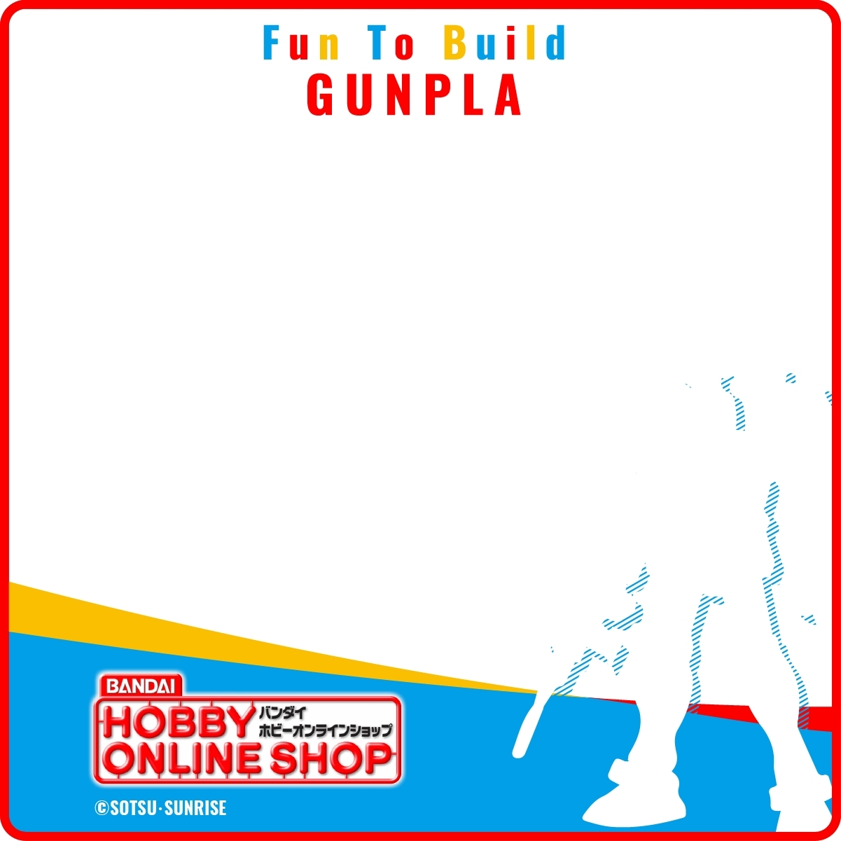 Fun To Build GUNPLA Facebook大頭貼特效框 黑ver./白ver. image