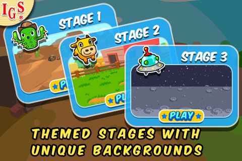 不同主題的關卡設計