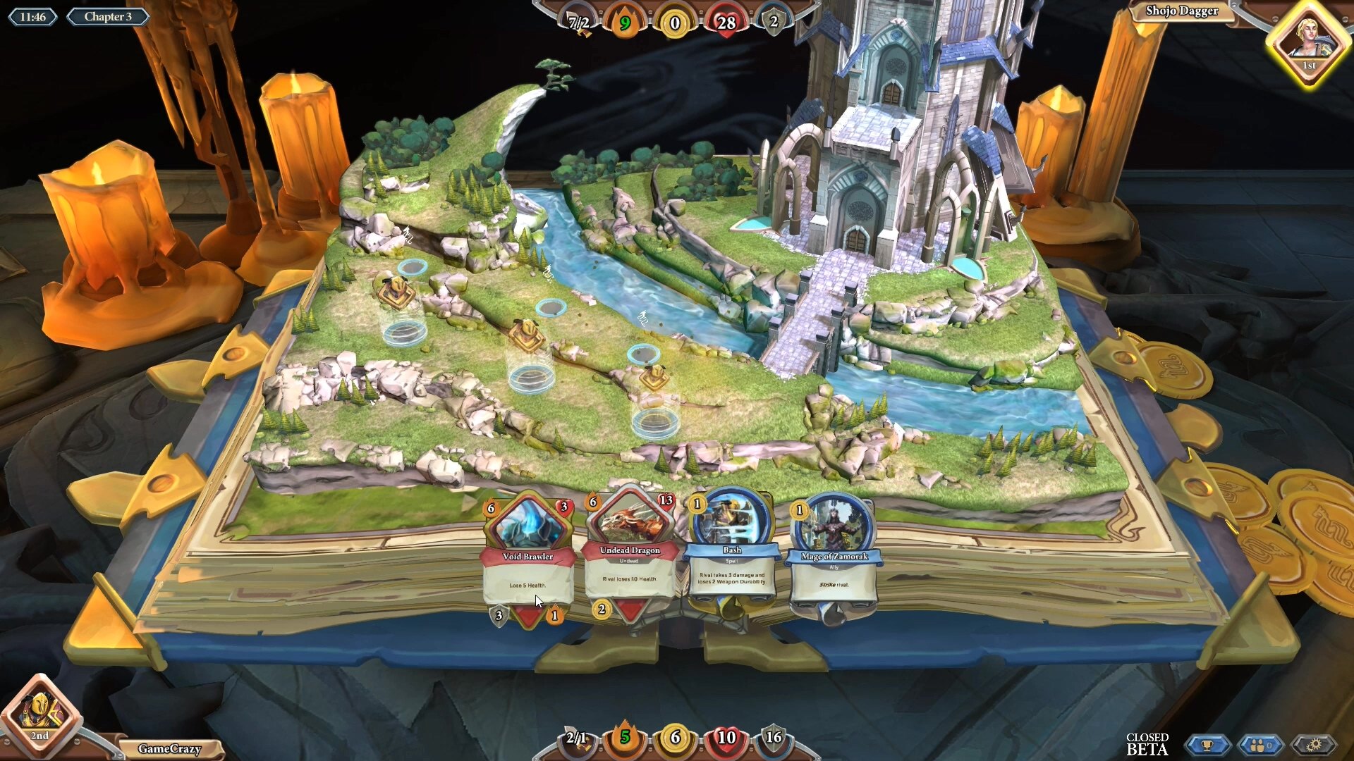 試玩】《編年史：盧恩傳奇》搶先體驗感受2D 卡牌搭配3D 場景演出對戰畫面《Chronicle：Runescape Legends》 - 巴哈姆特