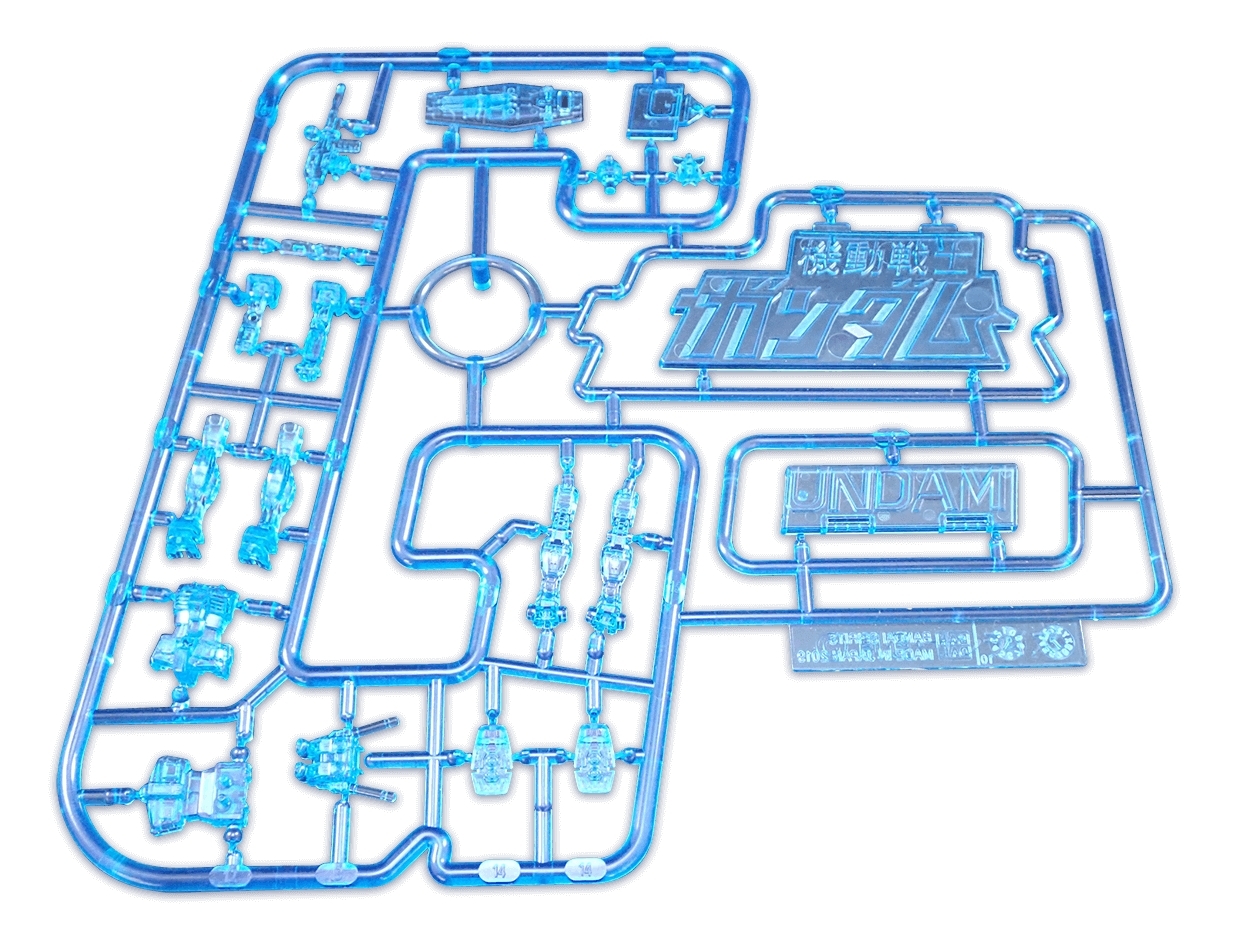 【萬代組裝模型同樂會】第二重好禮-可以從平面的鋼彈商標組成立體鋼彈模型的LOGOPLA(圖片僅供參考) image