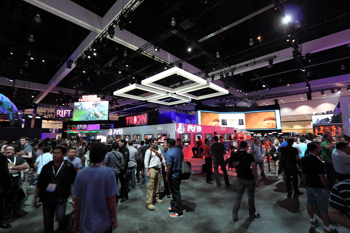 攤位內部的廣大空間