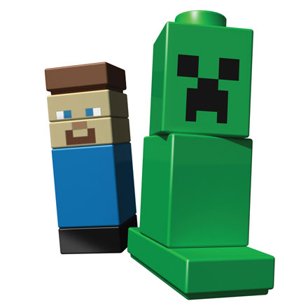 Steve 及怪物 Creeper