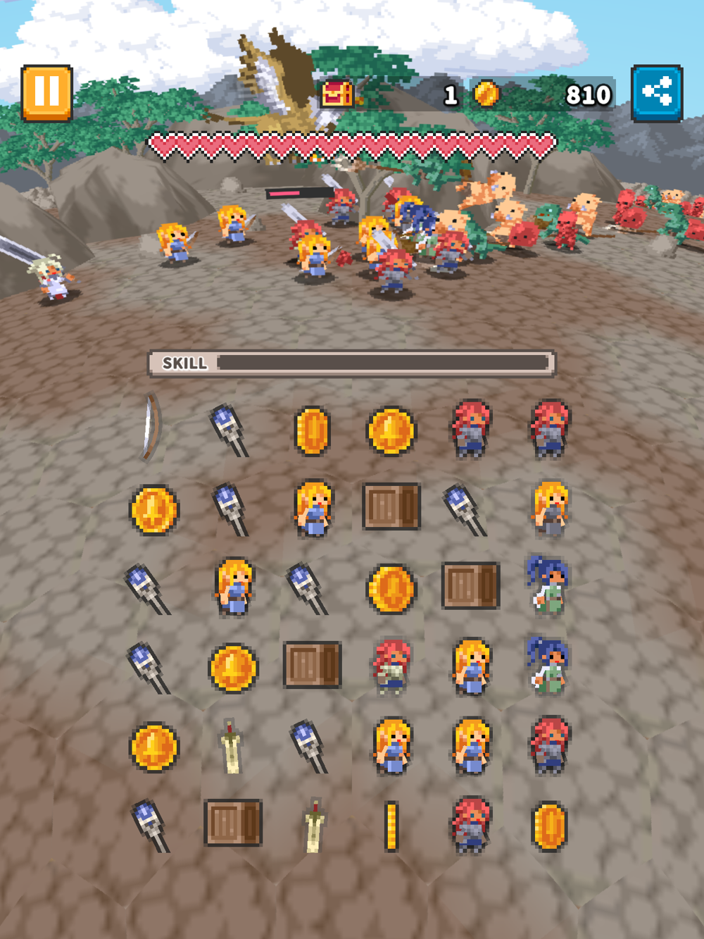 益智動作 RPG《Merge Match March》將於 9/26 推出 合併相同武器擊退怪物 - 巴哈姆特
