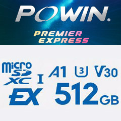 Powin microSD Express 記憶卡（512GB）