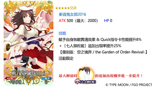 Fgo 繁中版將推出復刻活動 空之境界 The Garden Of Order Revival Fate Grand Order First Order 巴哈姆特