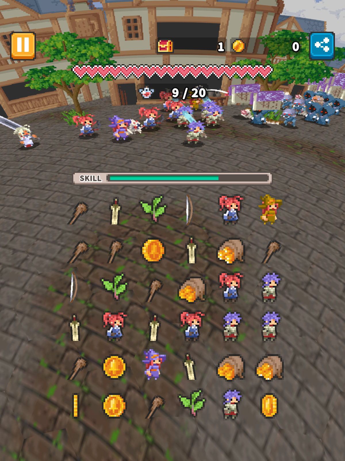 益智動作 RPG《Merge Match March》將於 9/26 推出 合併相同武器擊退怪物 - 巴哈姆特