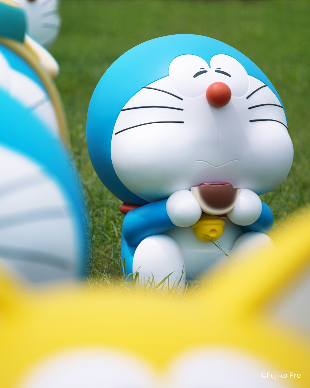 超過100隻各形各色的立體造型哆啦A夢大舉來台。圖為香港站照片。圖:聯合數位文創提供 image