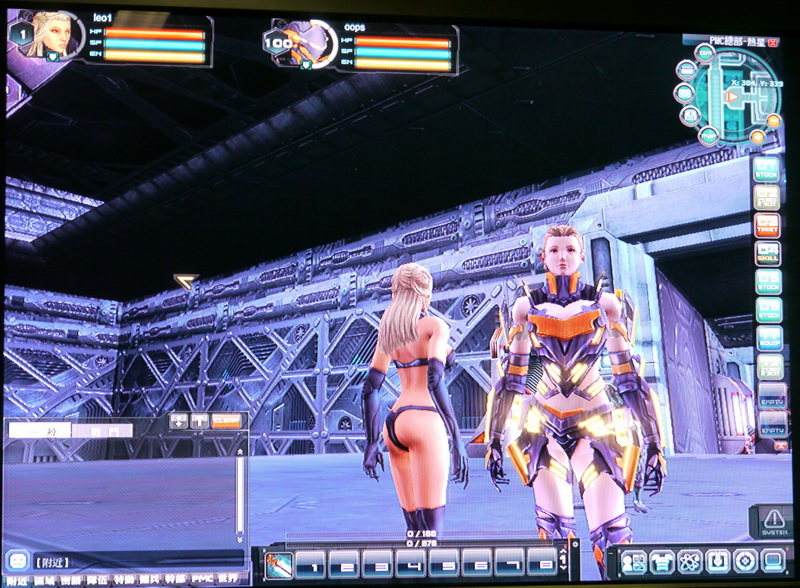 GNN現場拍攝角色<br>剛創好後畫面