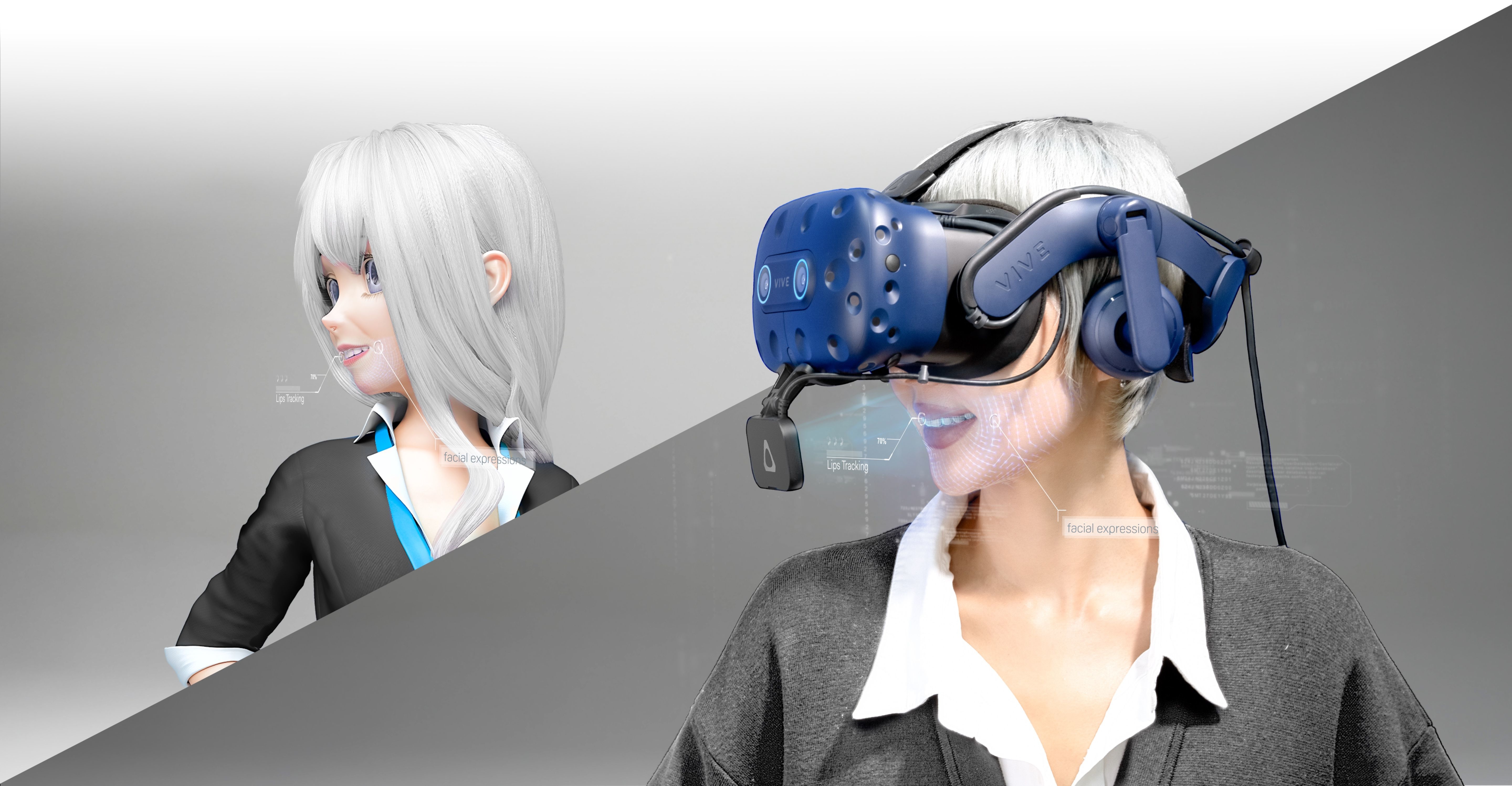 新一代「VIVE 移動定位器」及「表情偵測套件」上市為VR 人機互動帶來新