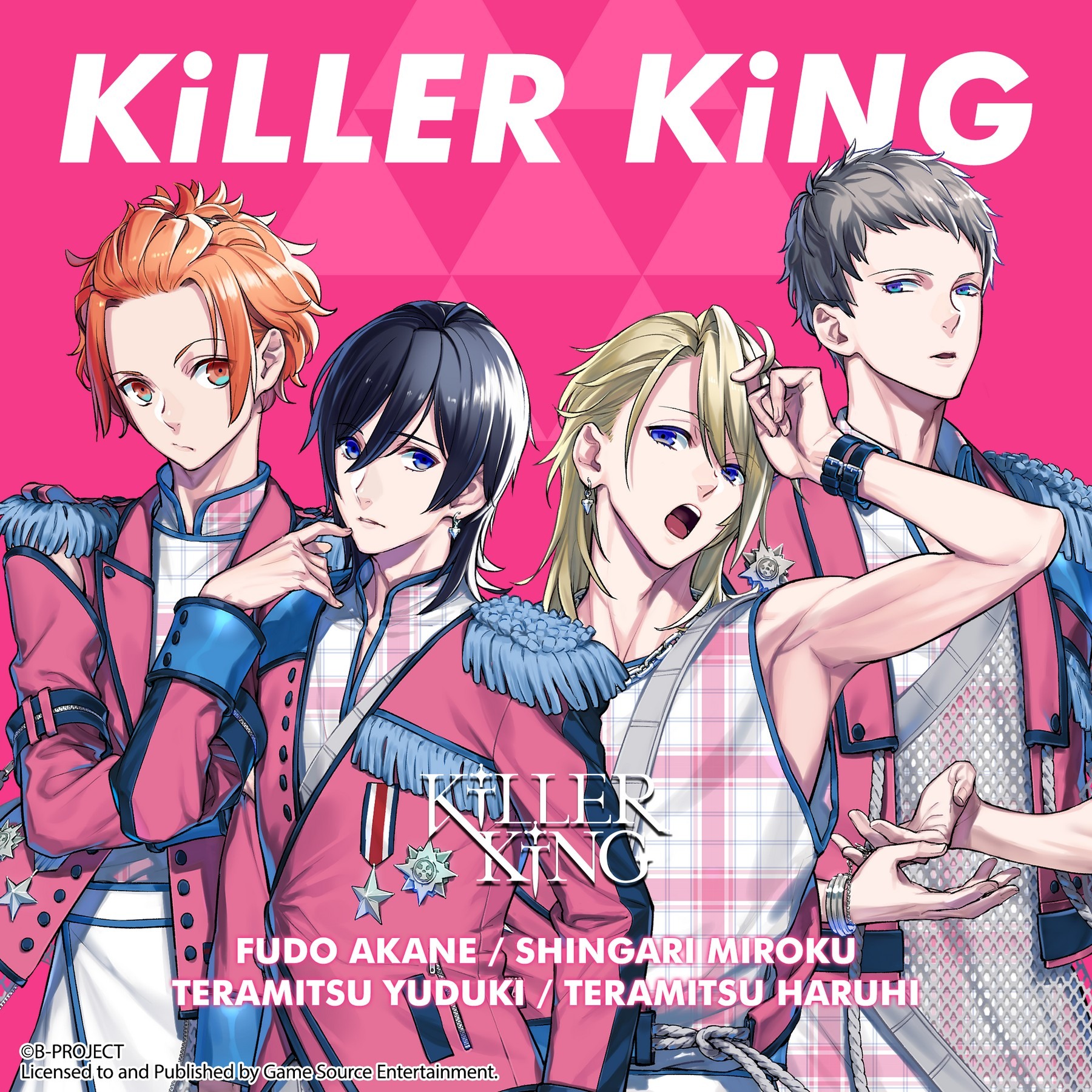 B-PROJECT 流星＊幻想曲》釋出「THRIVE」及「KiLLER KiNG」成員介紹《B