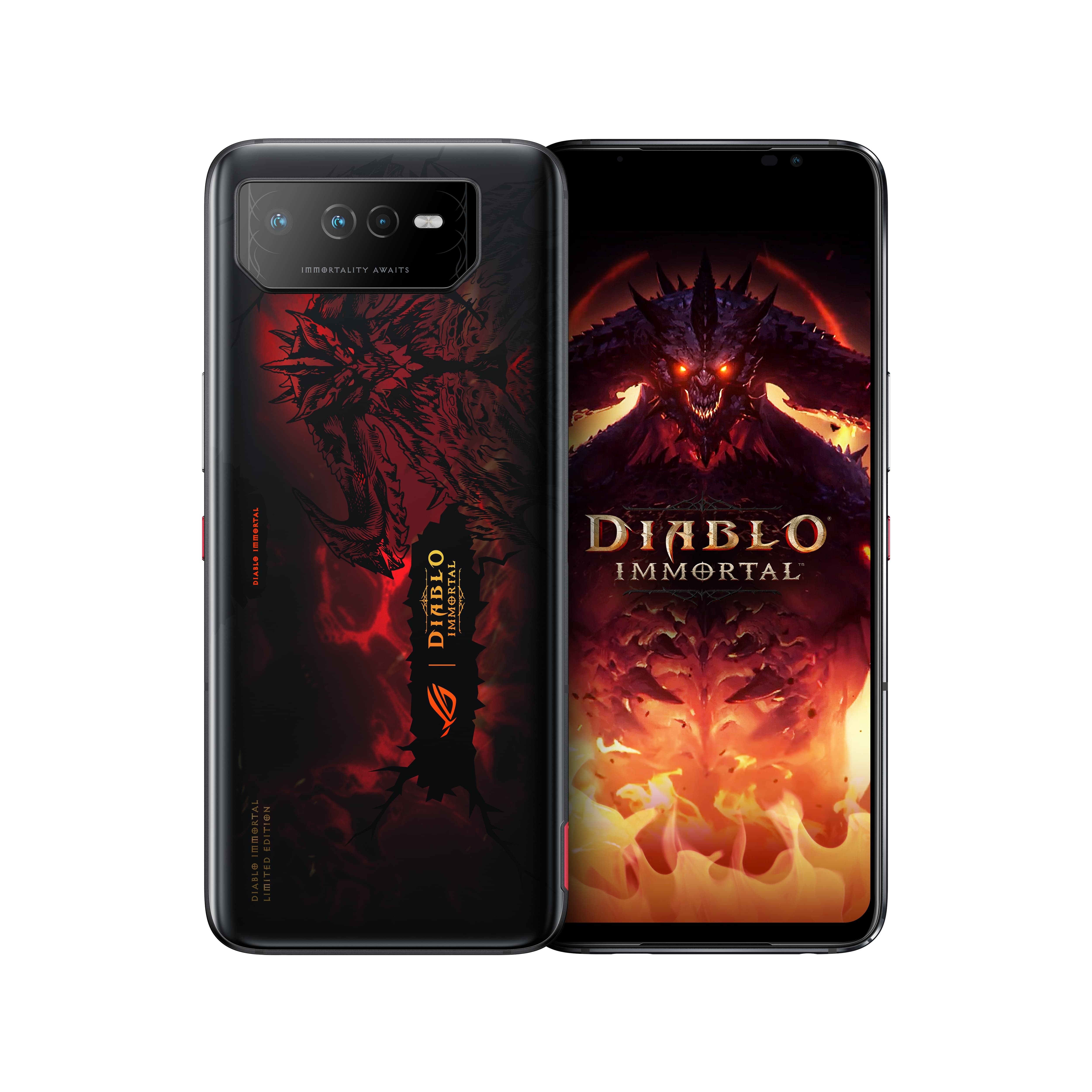 ROG 發表限量ROG Phone 6《暗黑破壞神永生不朽》版以玩家與惡魔大軍的