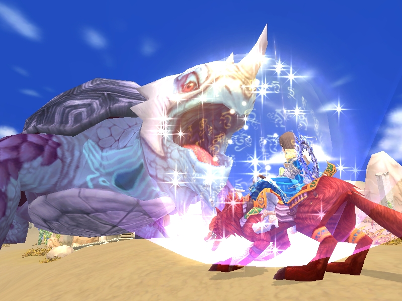 騎著戰鬥座騎奮力殺敵,讓你的背影看起來更加帥氣