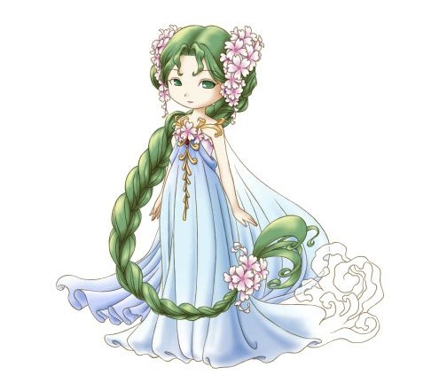 傳說的女神大人很優雅呢~