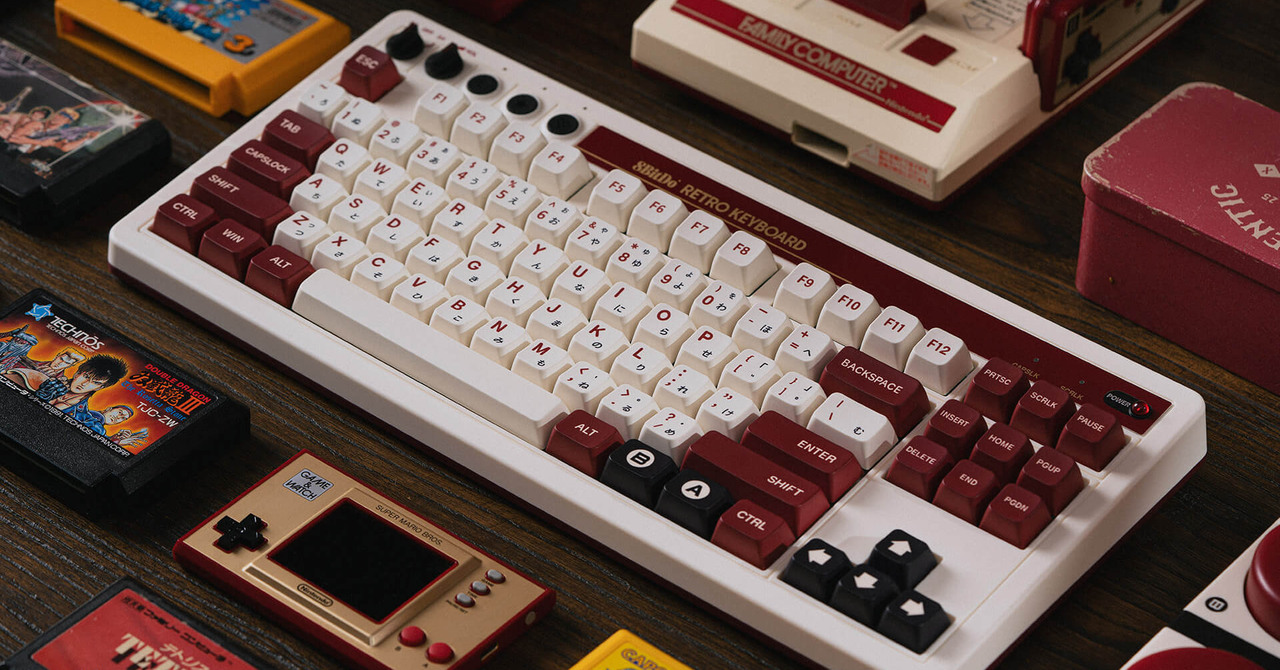 [閒聊] 八位堂發表紅白機風格復古機械鍵盤