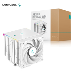 DEEPCOOL 九州風神 | AK620 DIGITAL WH 數位顯示我最酷